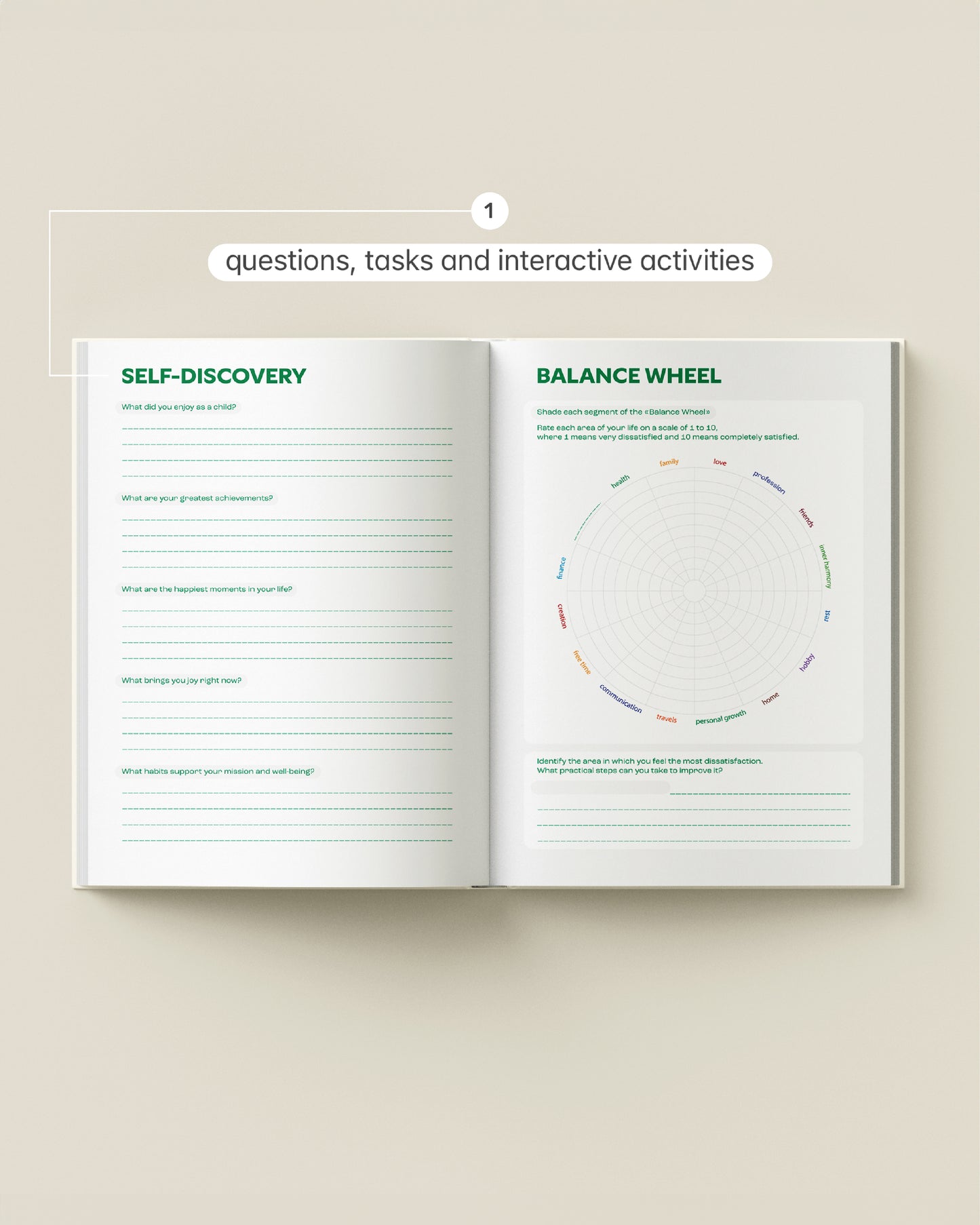White Guided Weekly Planner Full Year 4-in-1