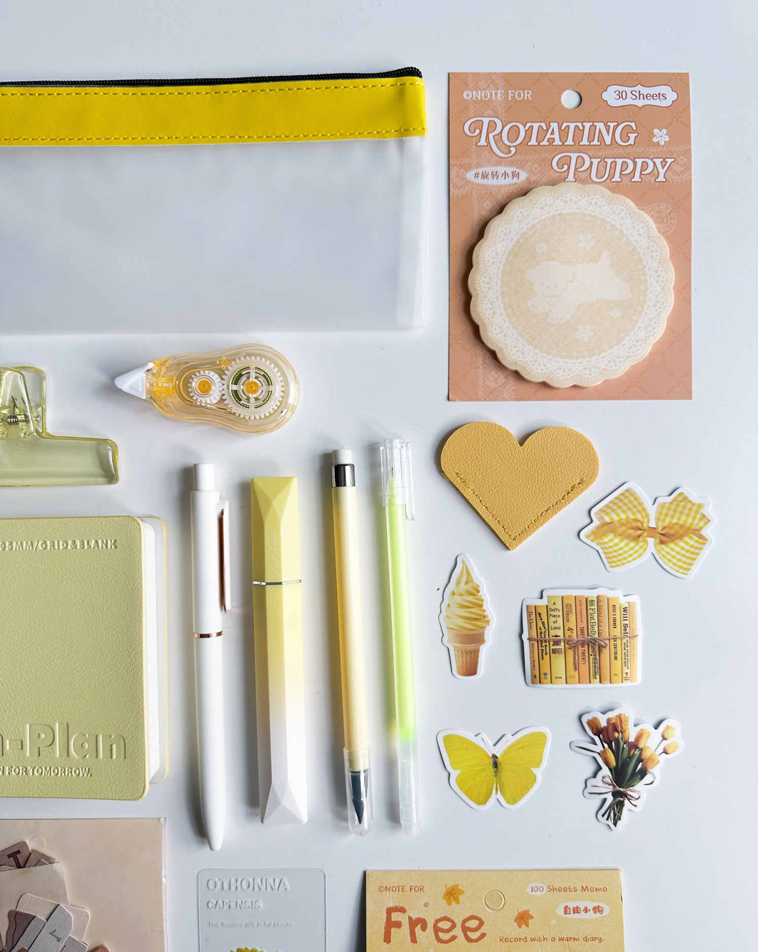 Soft Yellow Stationery Set 💛