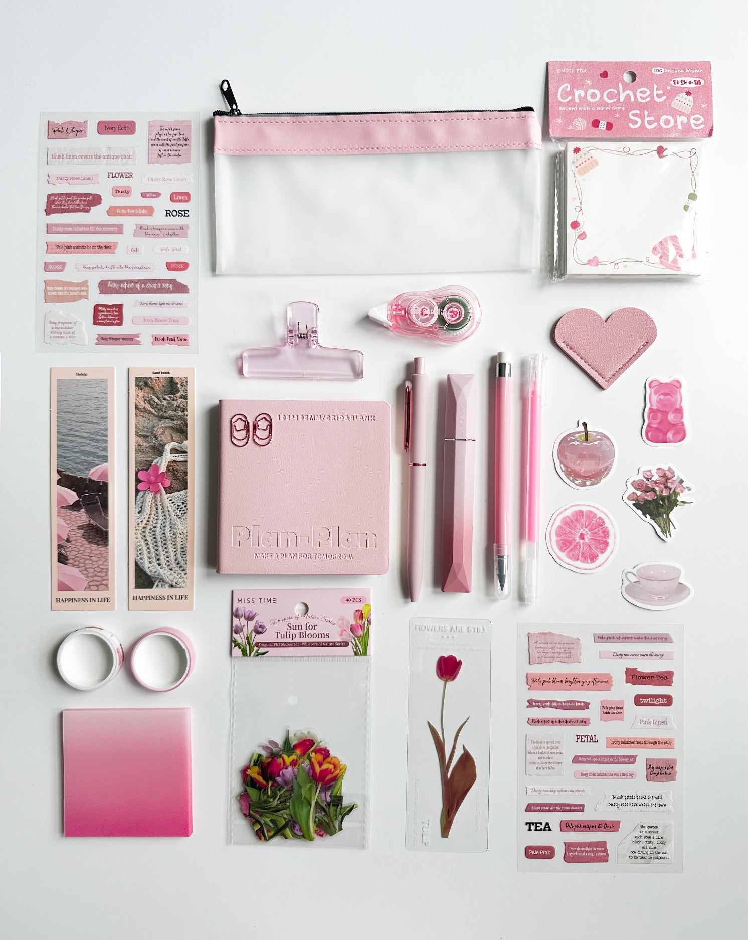 Soft Pink Stationery Set 🩷