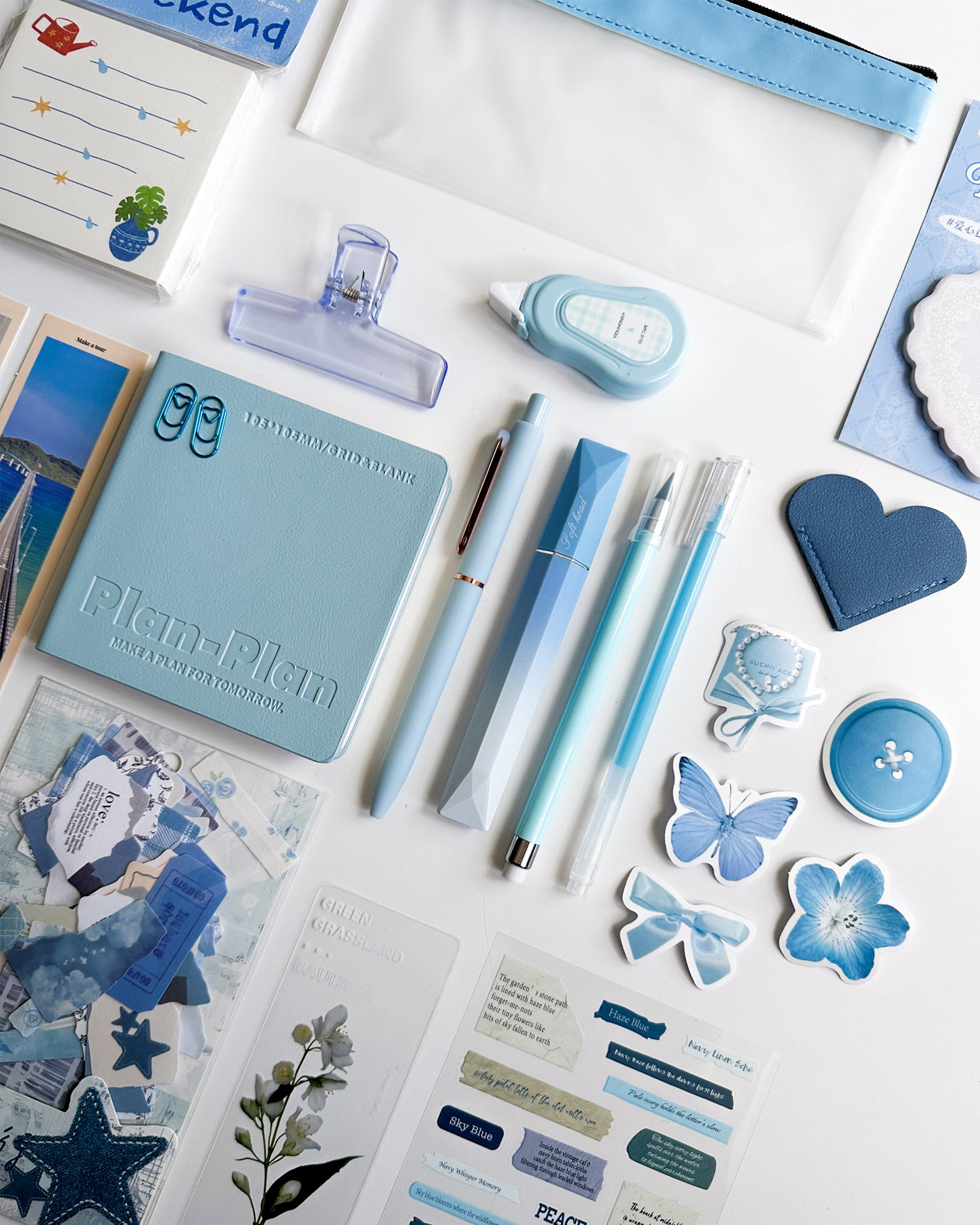 Soft Blue Stationery Set 🩵