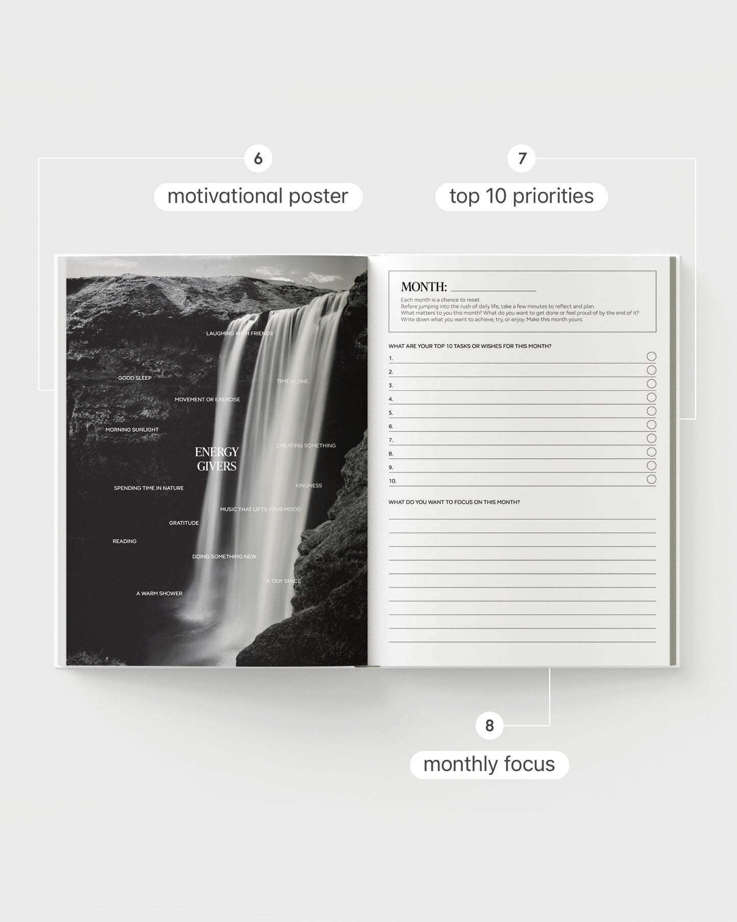 Season of Growth White Planner #2