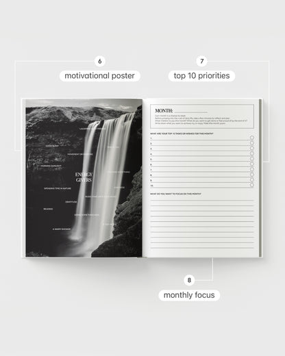 Season of Growth White Planner #2