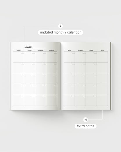Season of Growth White Planner #2