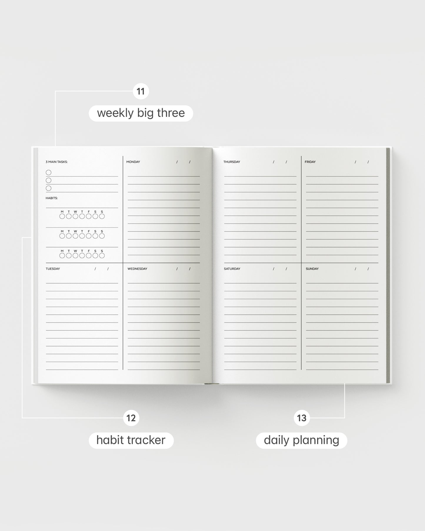 Season of Growth White Planner #2