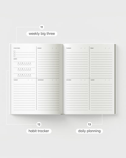 Season of Growth White Planner #2