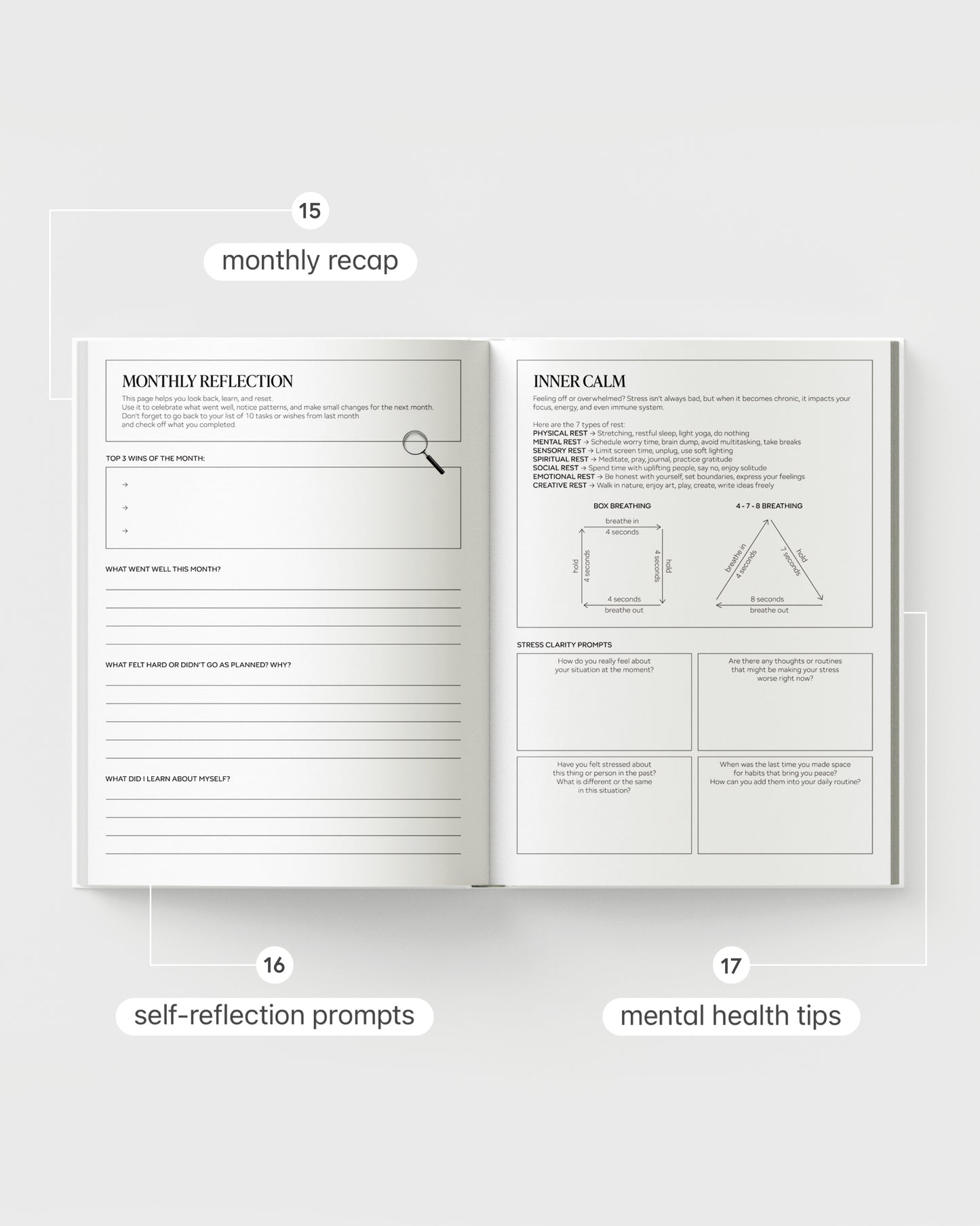 Season of Growth White Planner #2