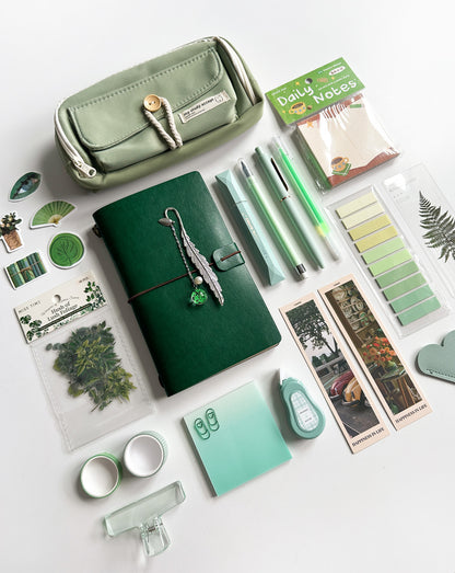 Classic Green Stationery Set 💚