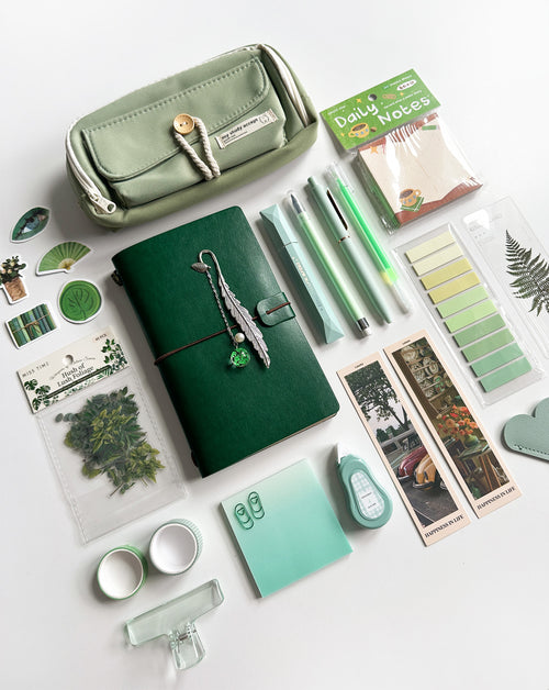 Classic Green Stationery Set 💚