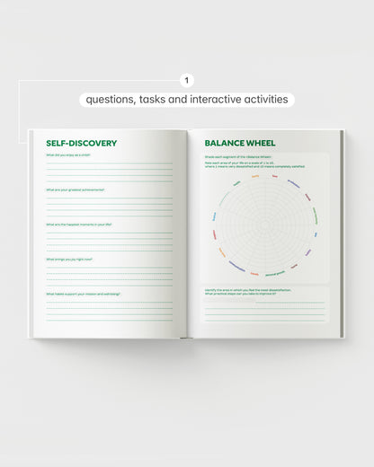 Guided Weekly Planner Full Year 4-in-1 Black