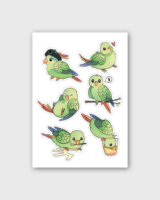 Stickers Zoomye the Parrot