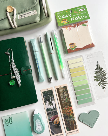 Classic Green Stationery Set 💚