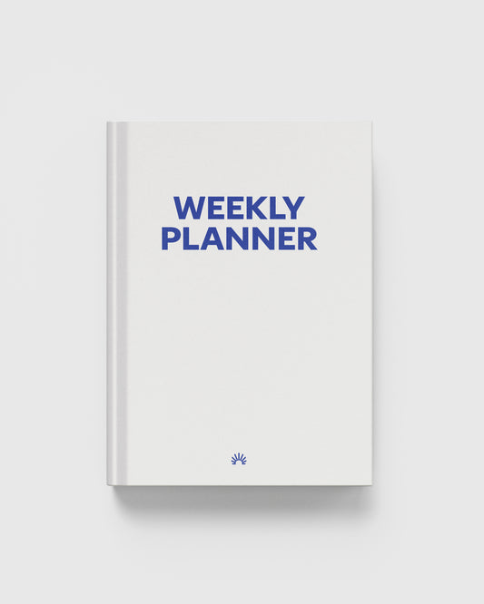 Guided Weekly Planner Full Year 4-in-1 White