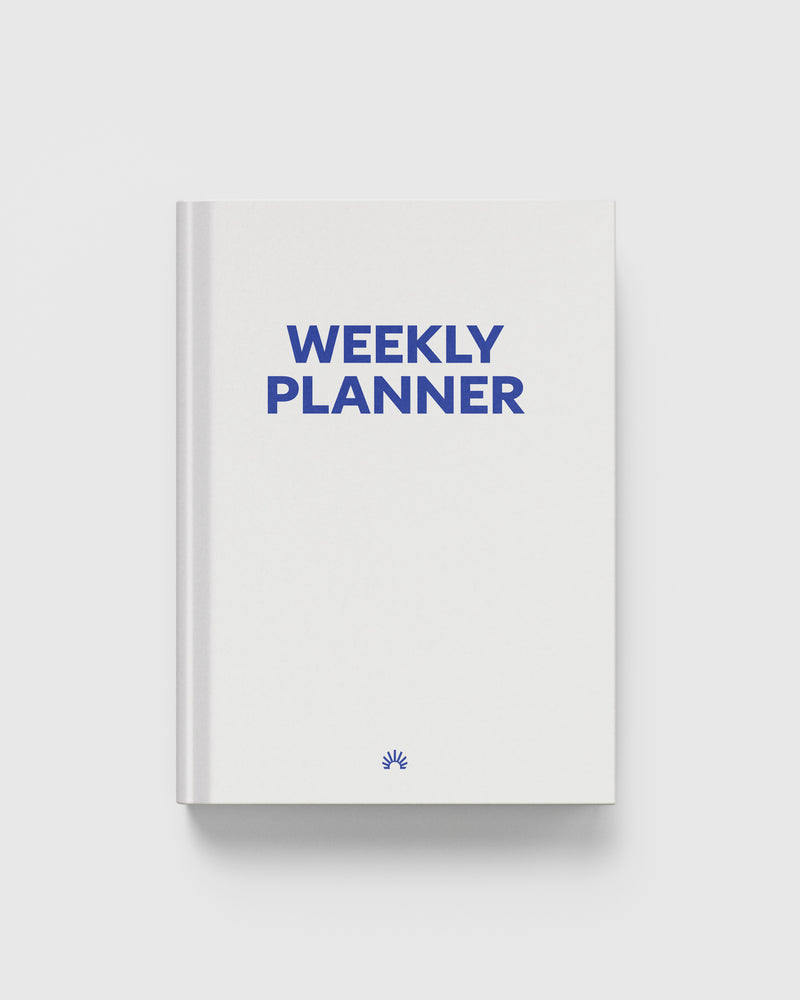 Guided Weekly Planner Full Year 4-in-1 White