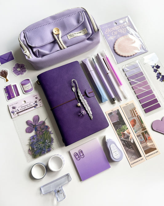 Classic Purple Stationery Set 💜
