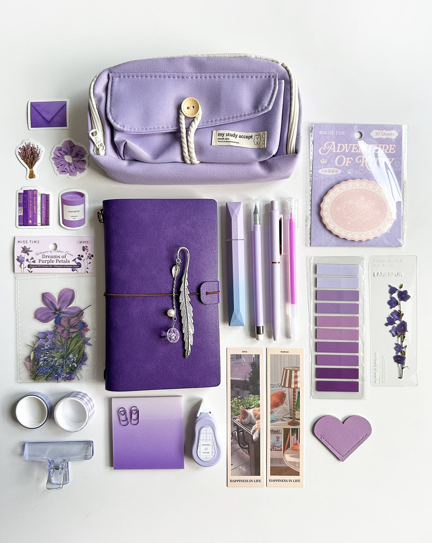 Classic Purple Stationery Set 💜