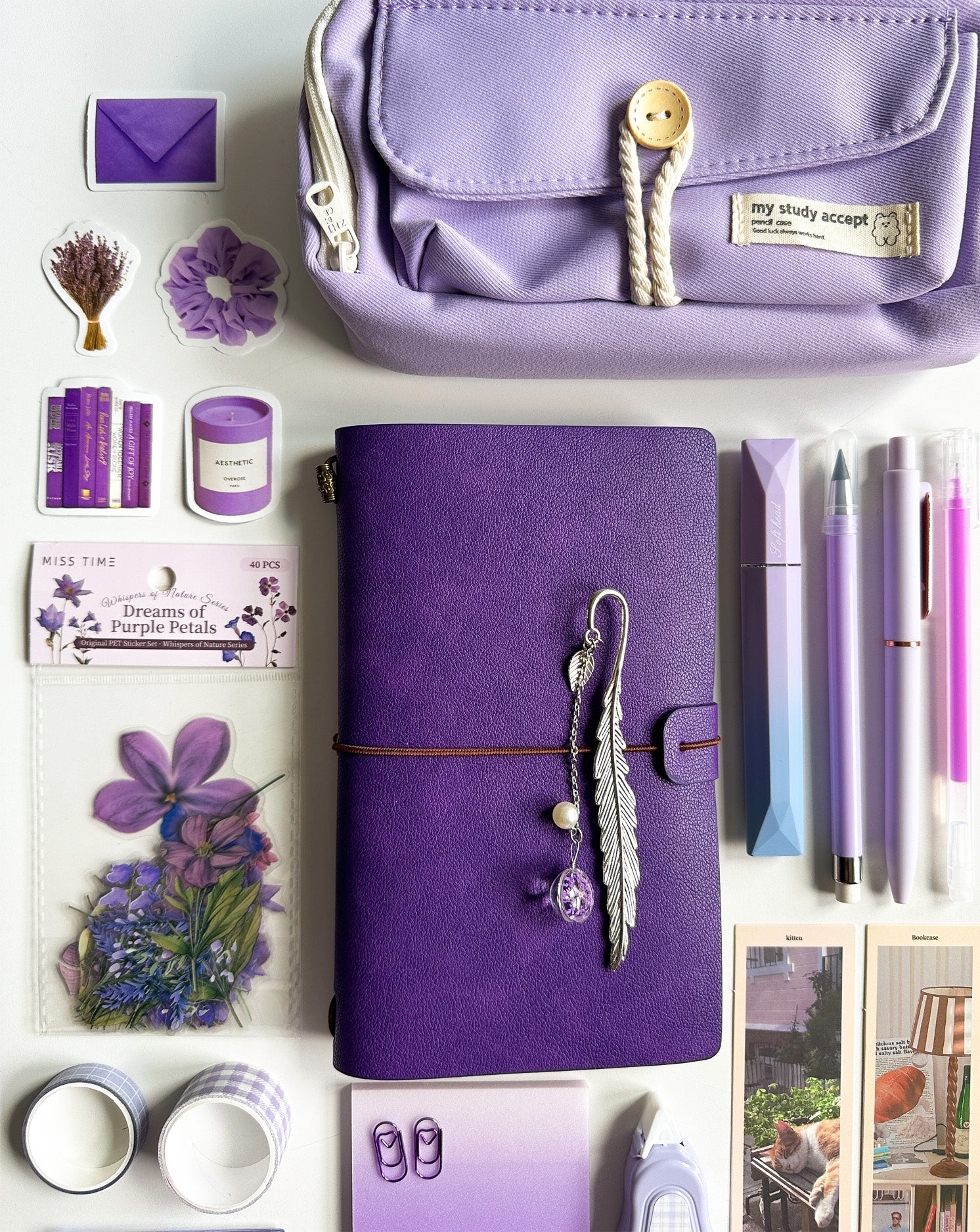 Classic Purple Stationery Set 💜
