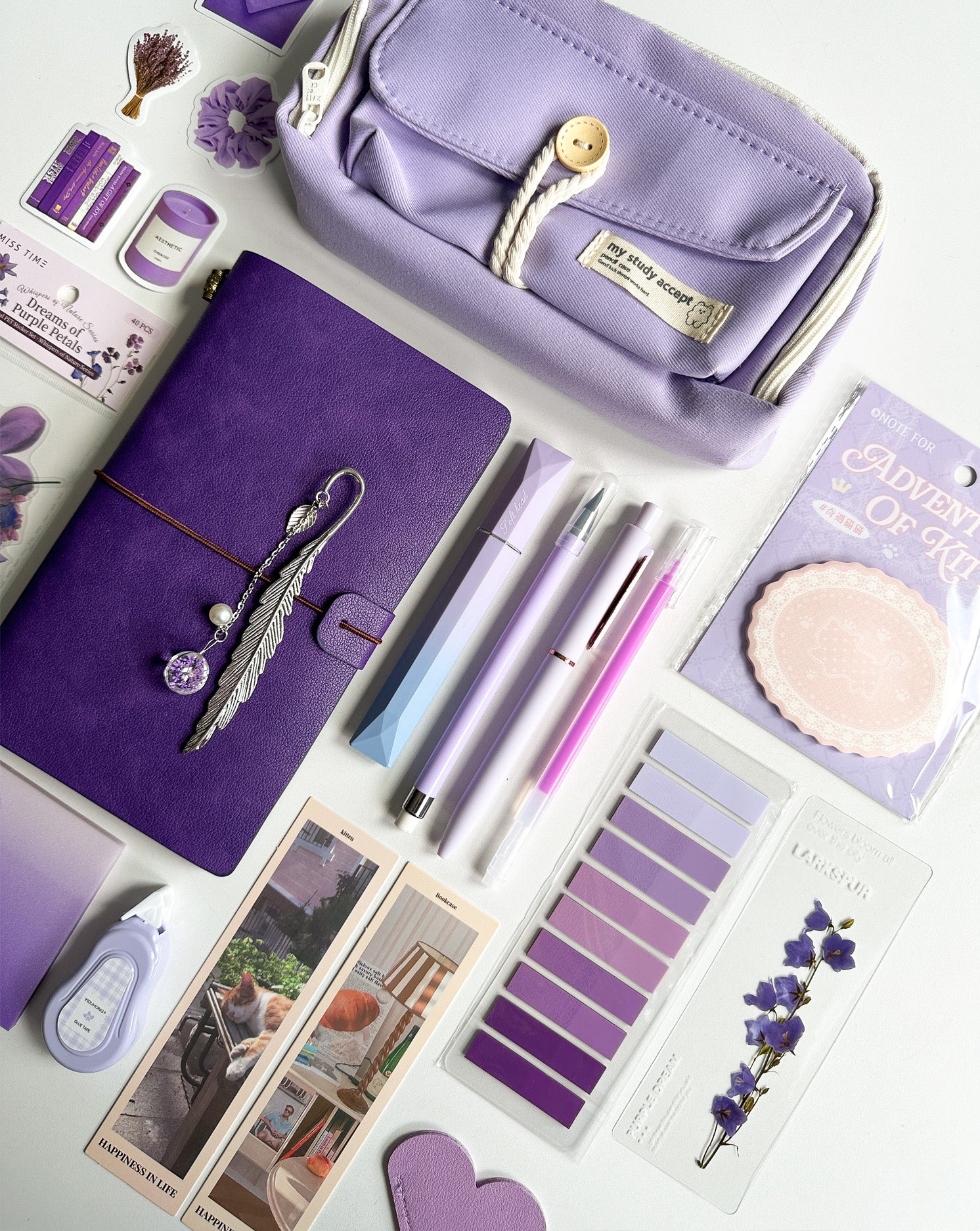 Classic Purple Stationery Set 💜