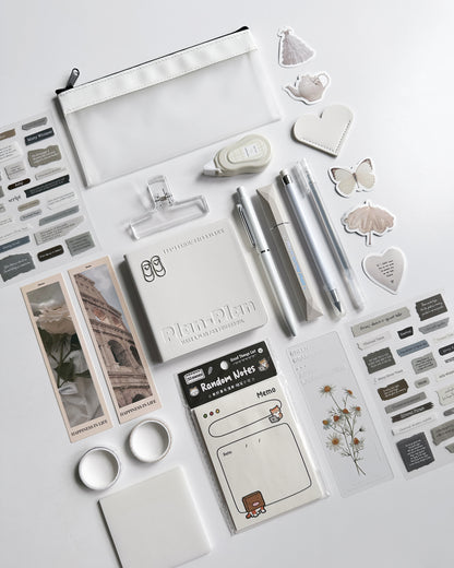 Soft White Stationery Set 🤍