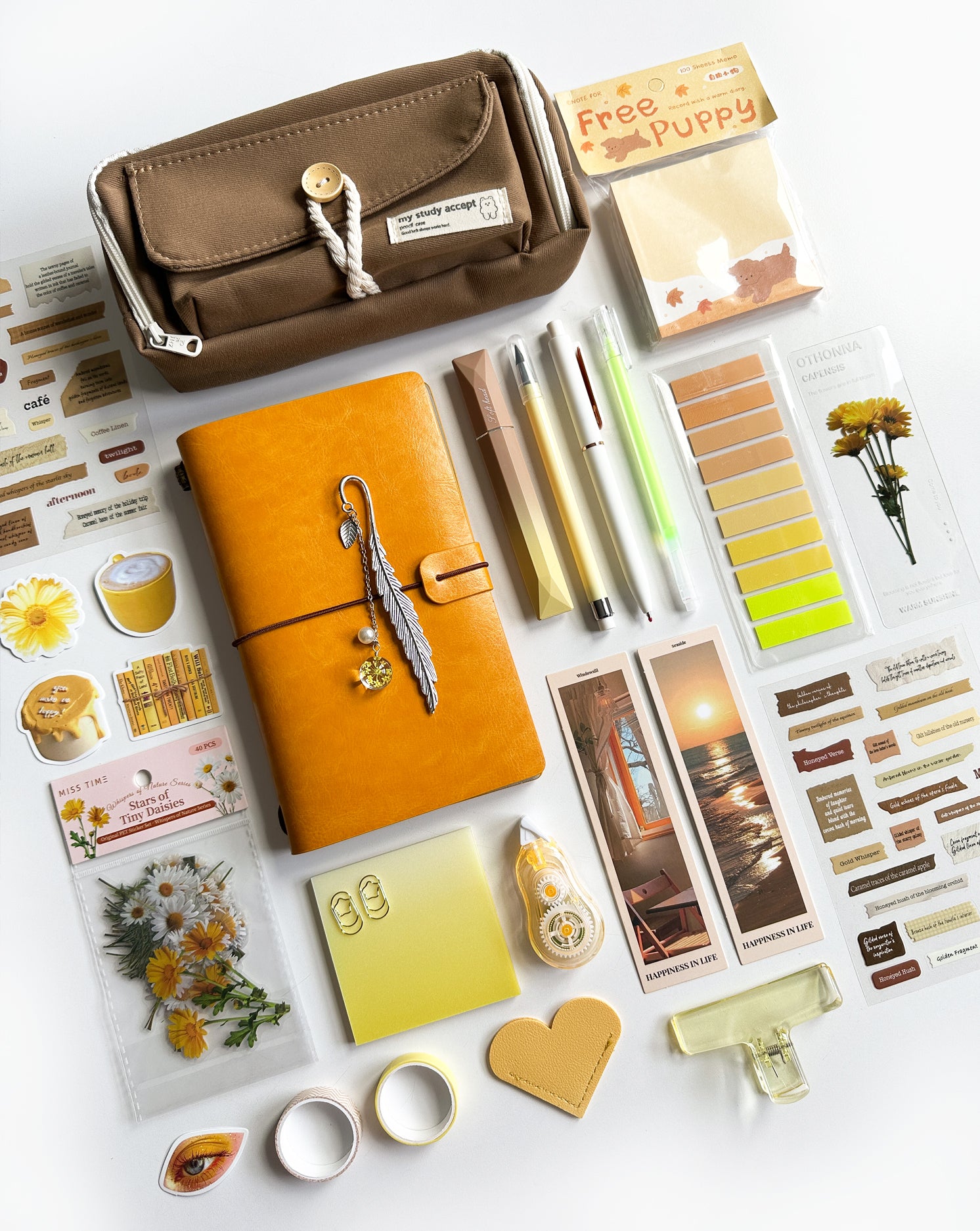Classic Yellow Stationery Set 💛