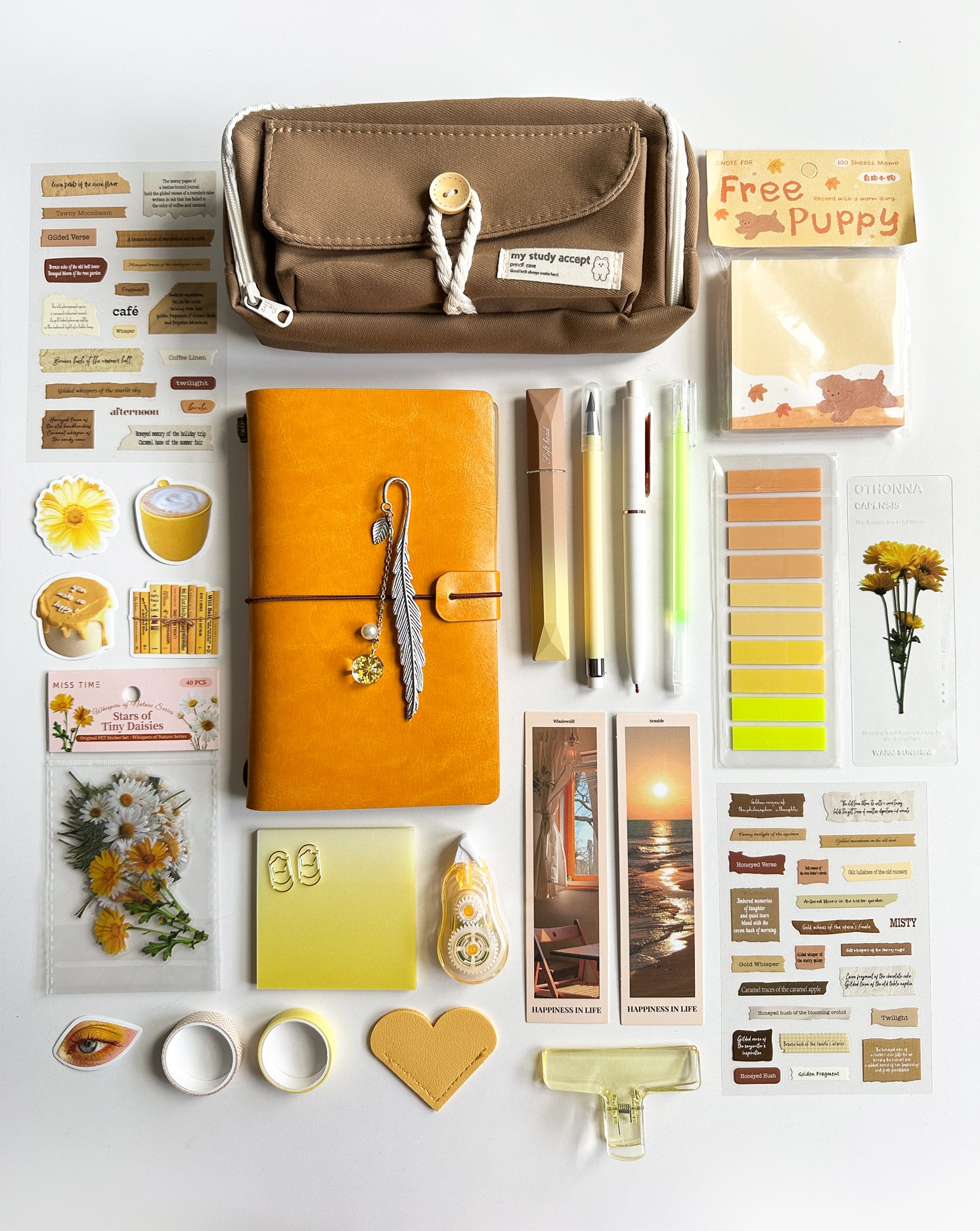 Classic Yellow Stationery Set 💛