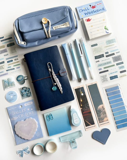 Classic Blue Stationery Set 🩵