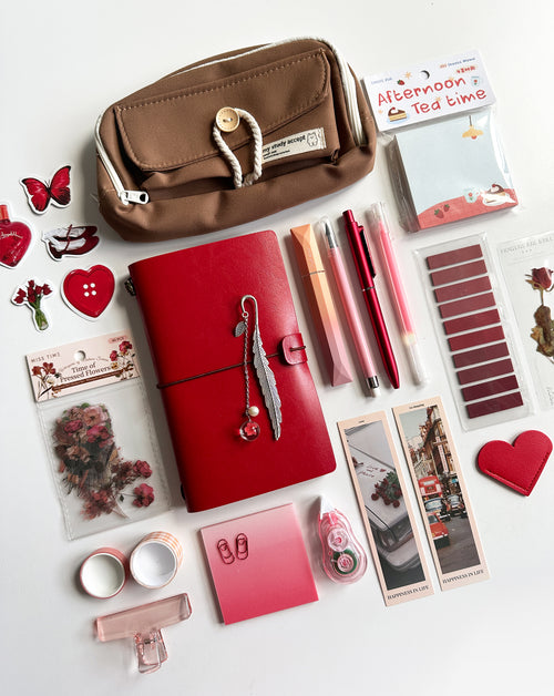 Classic Red Stationery Set ❤️