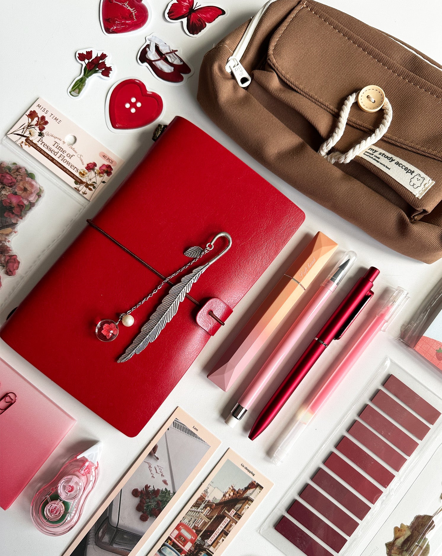 Classic Red Stationery Set ❤️