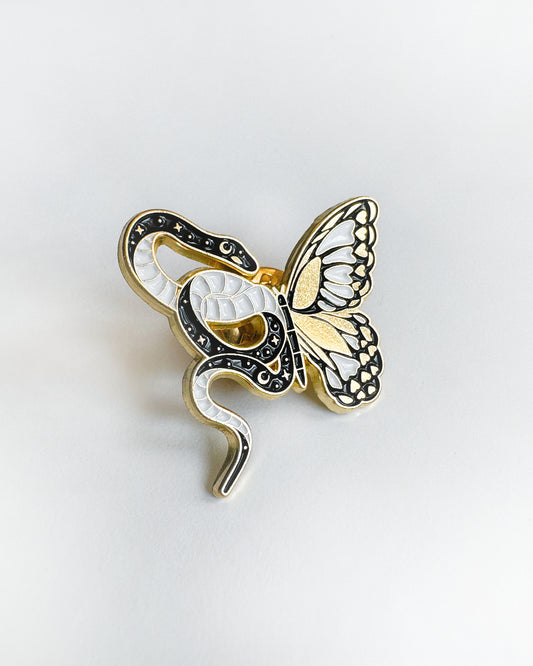 Pin “Butterfly & Snake”