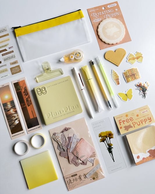 Soft Yellow Stationery Set 💛