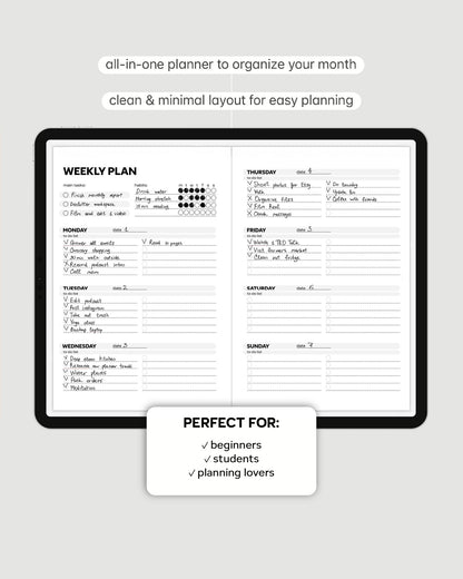 Digital Weekly Planner #1