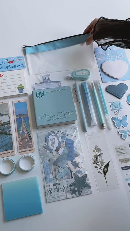 Soft Blue Stationery Set 🩵